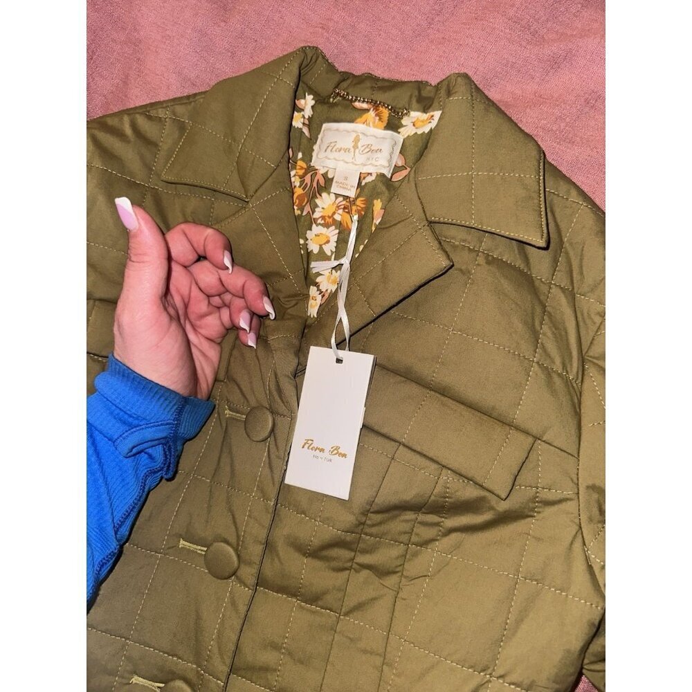 Women’s Flora Bea Jake Coat Hunter Green Size Small Nwt - Picture 2 of 4